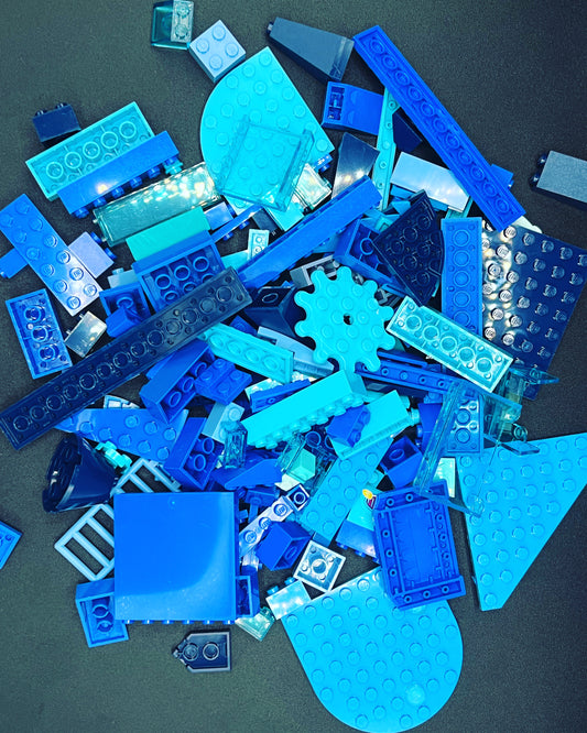 Blue Sorted Lego