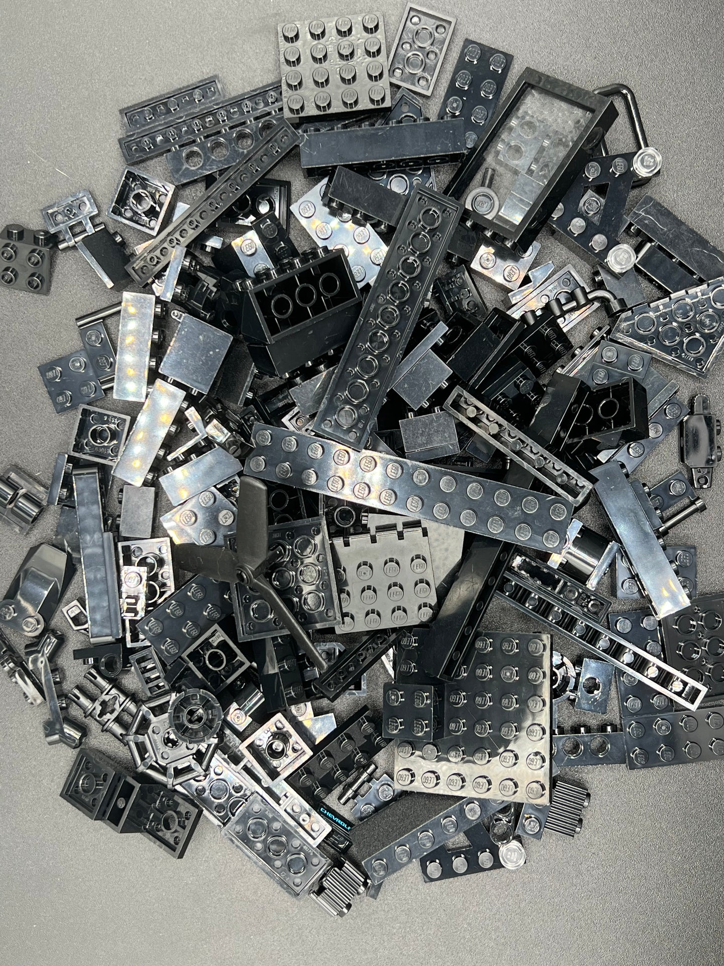 Sorted Black Lego