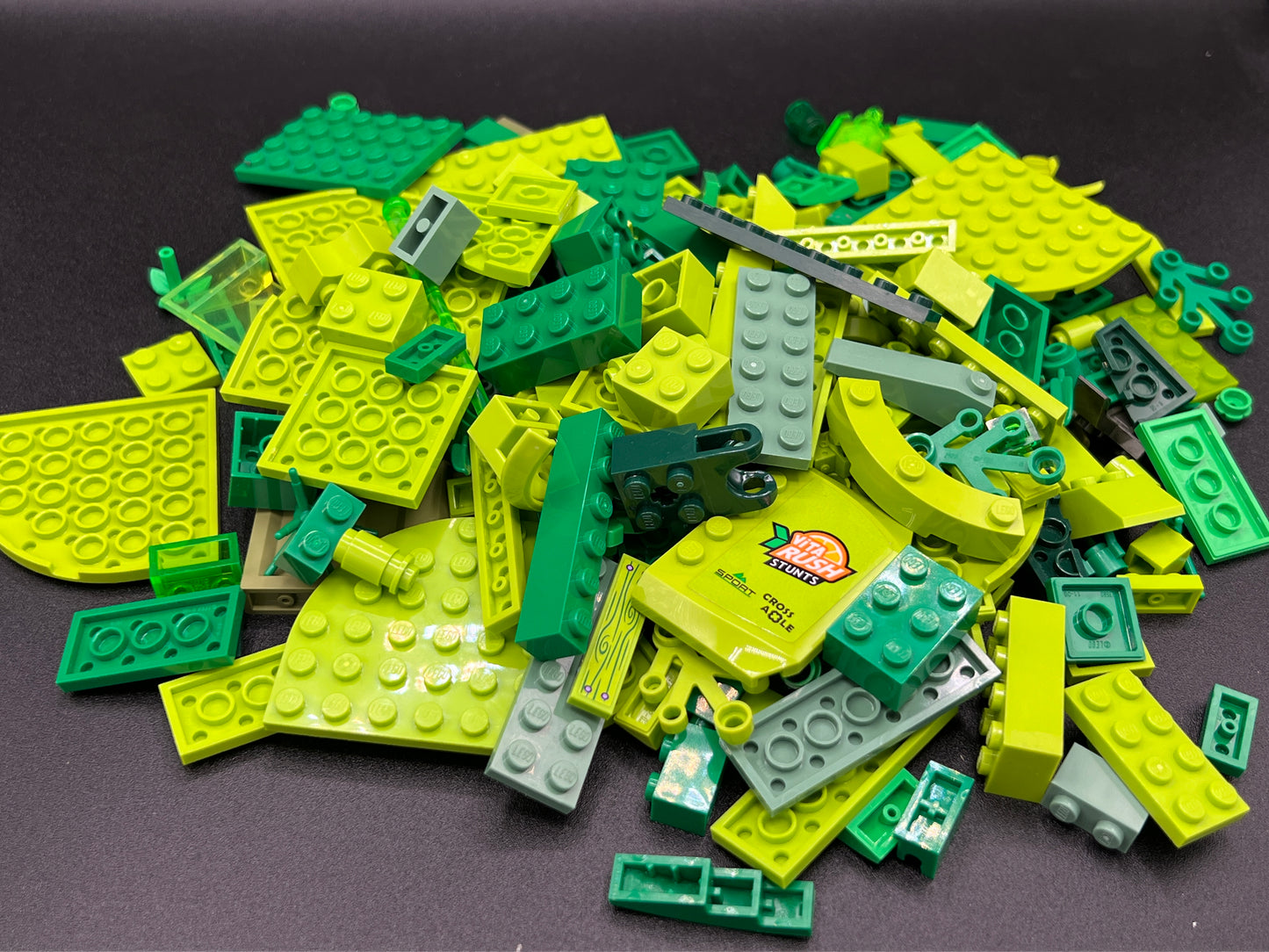 Sorted Greens Lego